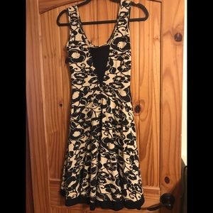 Effie’s Heart black and cream floral dress
